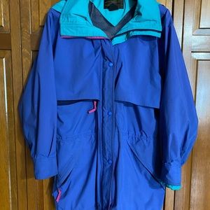 Vintage Eddie Bauer Windbreaker Rain Jacket Size L